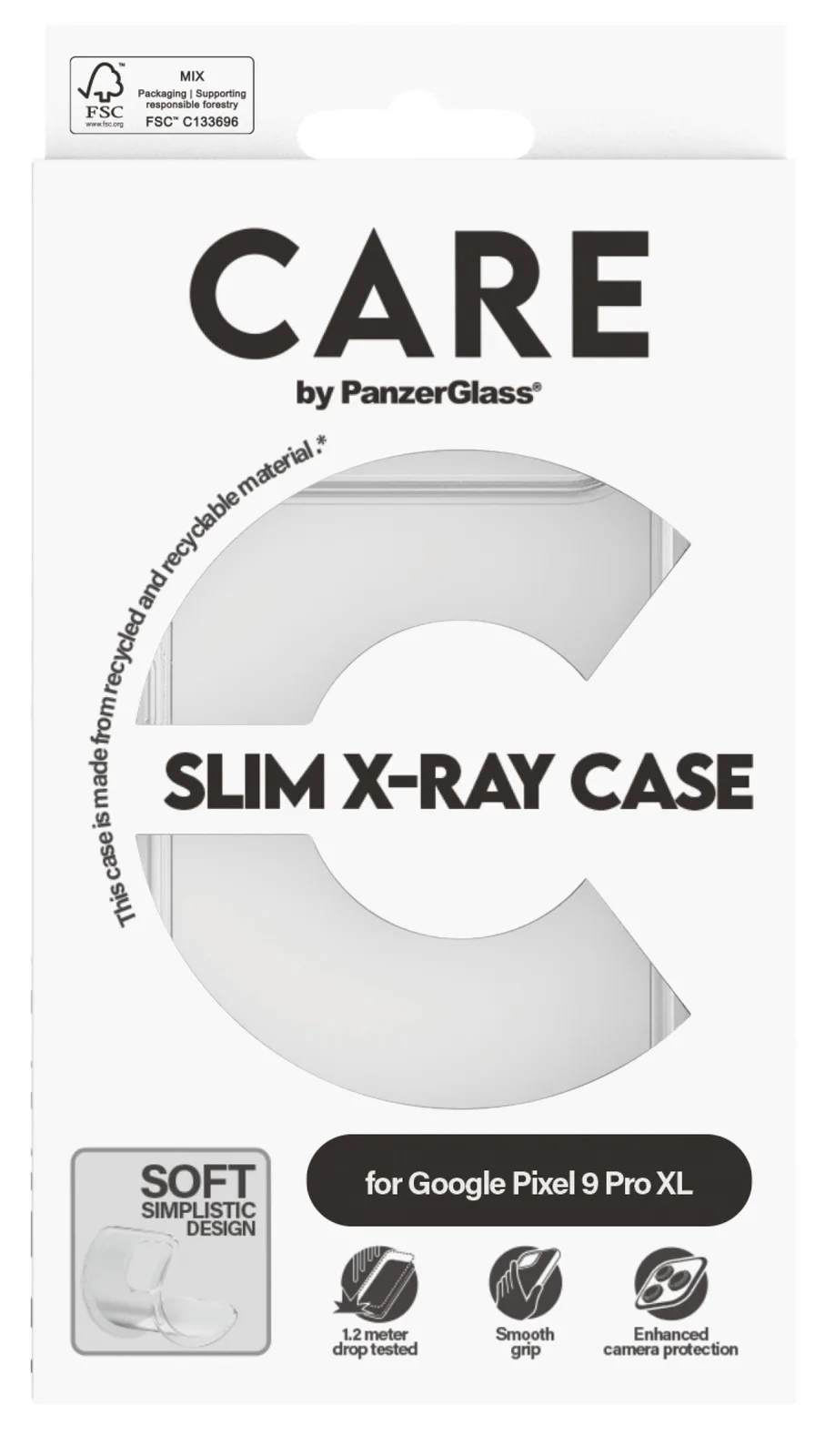 PanzerGlass CARE by PanzerGlass X-Ray - Hintere Abdeckung für Google Pixel 9 Pro XL - weicher Grund, Ansicht 2