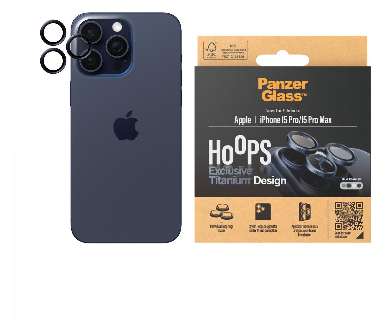 PanzerGlass Hoops - Objektivschutz für Handy