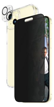 PanzerGlass Privacy - 3-in-1 Pack - Schutzkit für Display / Objektiv / Rückseite für Handy von LumaTech