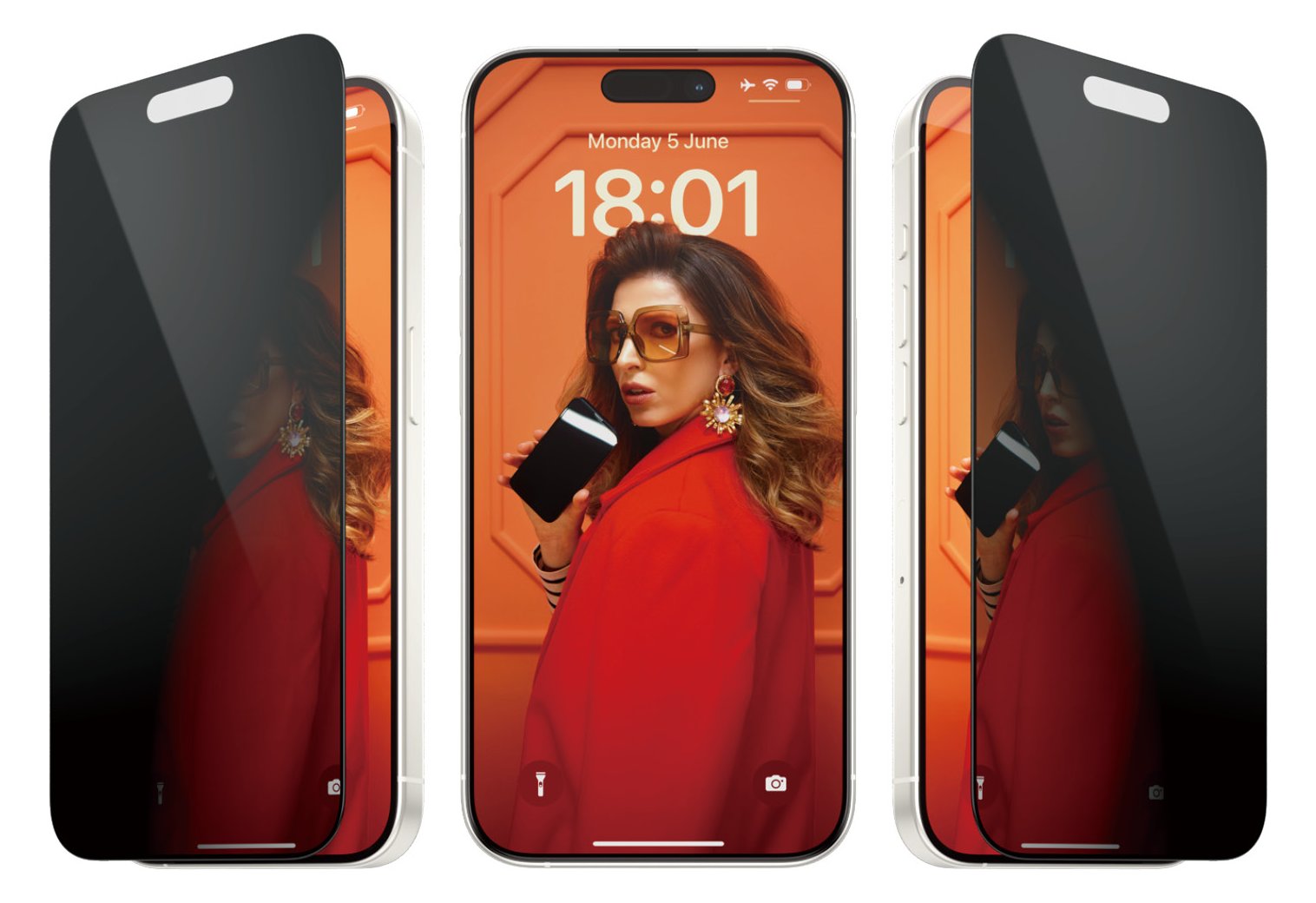 PanzerGlass Privacy - Bildschirmschutz für Handy