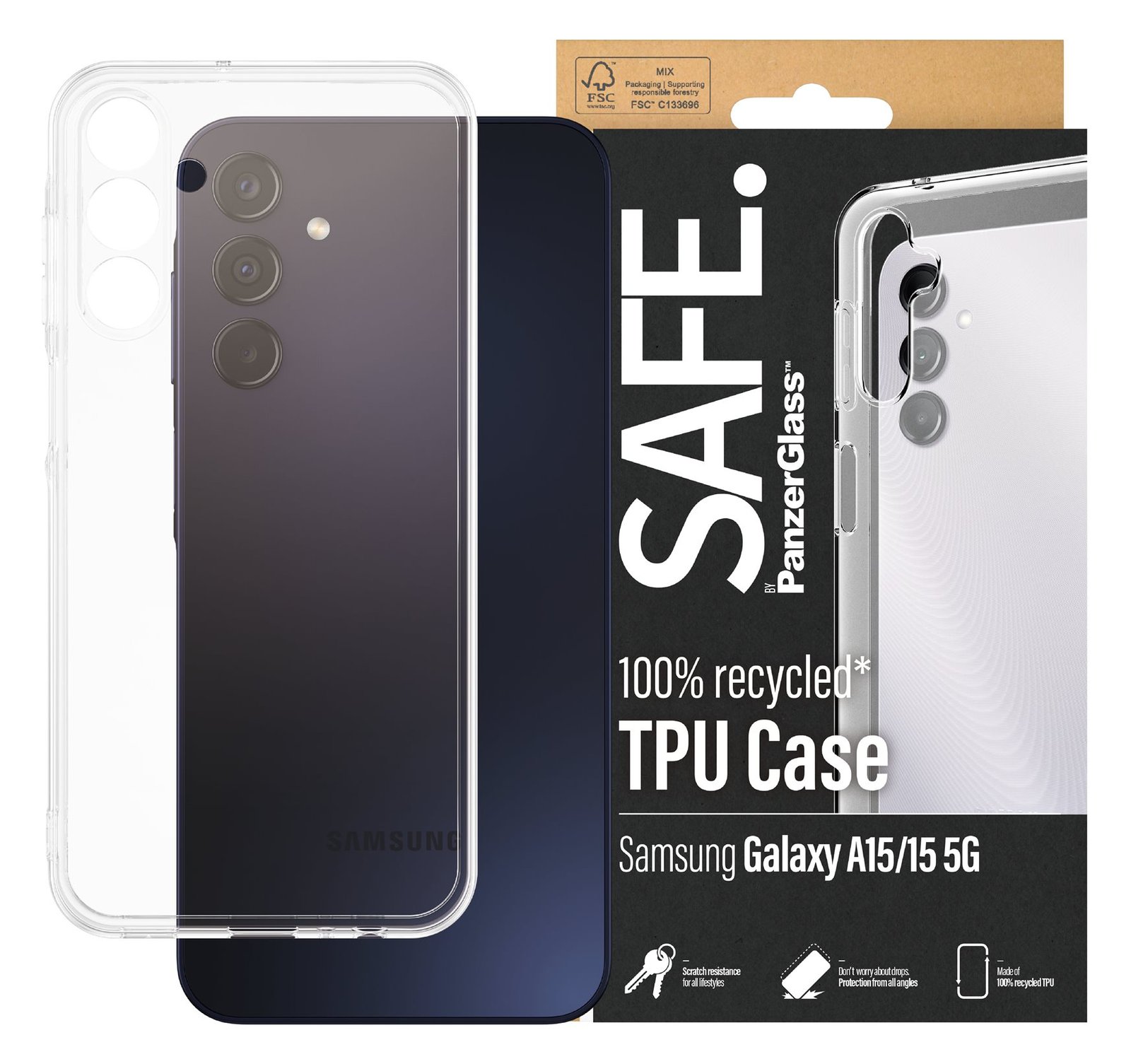 PanzerGlass SAFE. by Case Samsung New A14 A14 5G clear