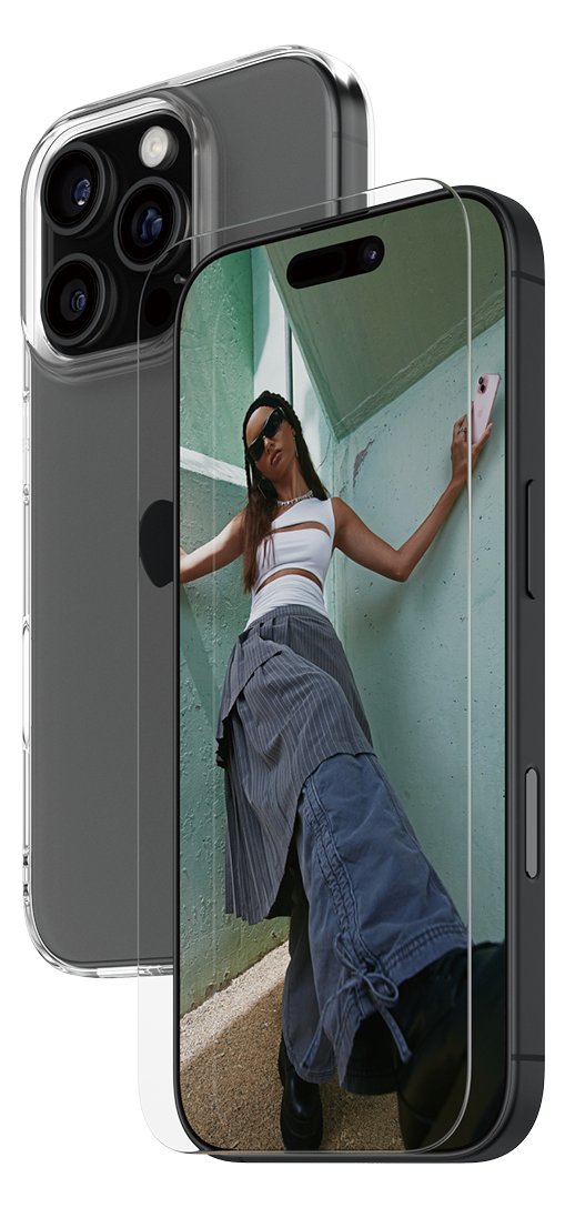 PanzerGlass SAFE. by PanzerGlass - 2-in-1 Schutzpacket - hintere Abdeckung für Apple iPhone 16 Pro