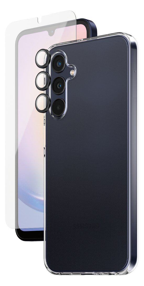 PanzerGlass SAFE. by PanzerGlass - 3-in-1 Schutzpacket - Schutzkit für Display / Objektiv / Rückseite für Handy