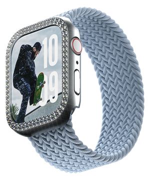 PanzerGlass SAFE. by PanzerGlass - Stoßstange für Apple Watch Series 10 (GPS + Cellular) - 42mm - Bling Silver von LumaTech