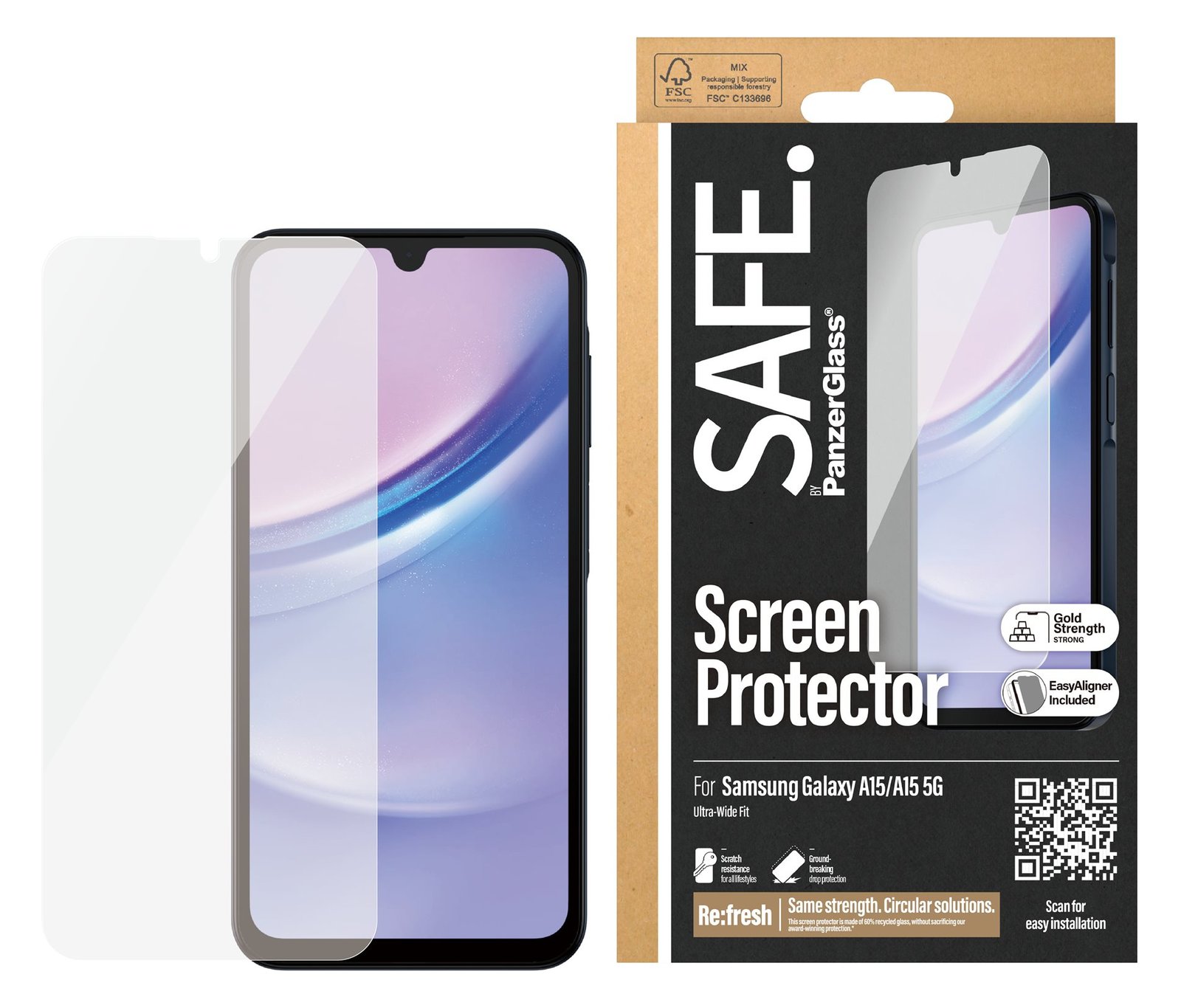 PanzerGlass SAFE. by Samsung New A14 A14 5G UWF