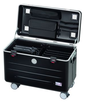 PARAT PARAPROJECT Case N10 - Wagen (nur Laden) für 10 Notebooks - verriegelbar - Aluminium, ABS-Kunststoff von LumaTech