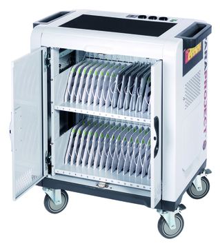 PARAT PARAPROJECT Trolley i32 - Wagen (synchronisieren und laden) - für 32 Tablets / 1 Notebook - verriegelbar - Grau von LumaTech