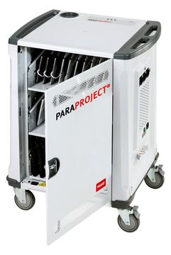 PARAT PARAPROJECT U32 - Wagen (nur Laden) für 32 Netbooks/Tablets - verriegelbar - Kunststoff, Stahl von LumaTech