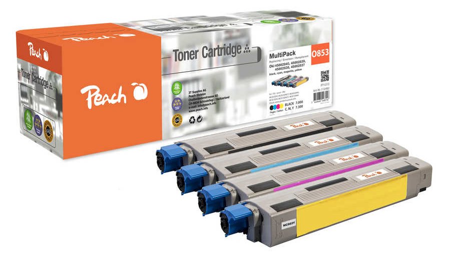 Peach 112482 - 7000 Seiten - 7300 Seiten - Schwarz - Cyan - Magenta - Gelb - 4 Stück(e)