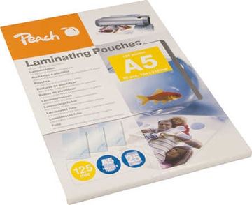 Peach 125 Mikron - 25er-Pack - durchsichtig - A5 (148 x 210 mm) von LumaTech