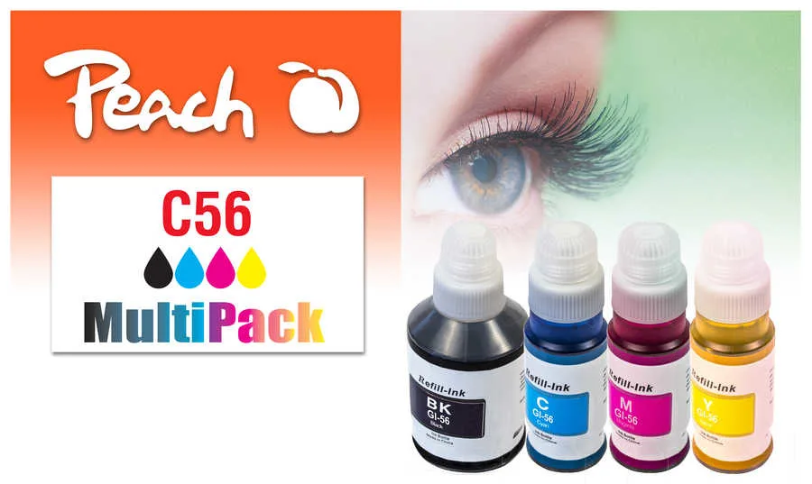 Peach 321697 - Standardertrag - 170 ml - 70 ml - 6000 Seiten - 4 Stück(e) - Multipack, Ansicht 2