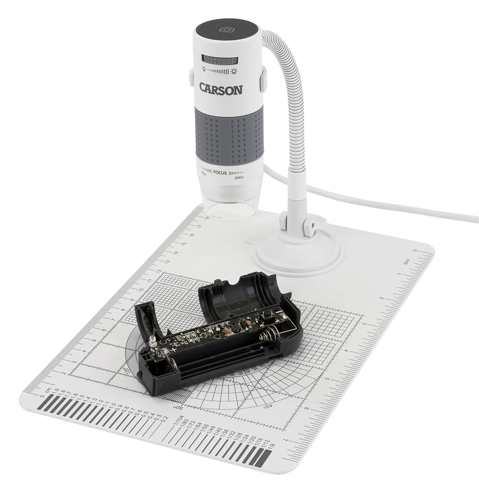 Carson EFLEX - Digitales Mikroskop - 300x - 75x - Grau - Weiß - 1600 x 1200 Pixel, Ansicht 4