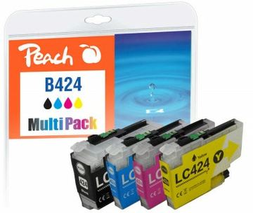 Peach Patrone Brother LC-424 MultiPack kompatibel - Kompatibel - Tintenpatrone von LumaTech