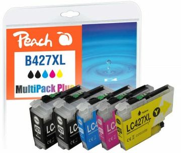 Peach Patrone Brother LC-427XL MultiPack Plus kompatibel - Kompatibel - Tintenpatrone von LumaTech