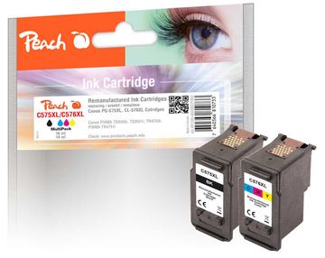 Peach Patrone Canon PG-575XL/CL-576XL MultiPack bk & color remanufactured - Wiederaufbereitet - Kompatibel von LumaTech