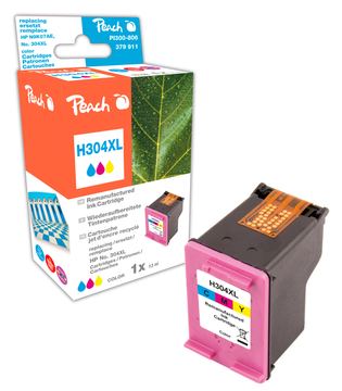 Peach Patrone HP Nr.304XL N9K07AE color komp - Kompatibel - Tintenpatrone von LumaTech