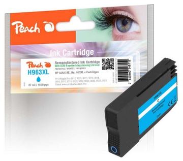 Peach Patrone HP Nr.963XL 3JA27AE cyan OEM reset remanufactured - Wiederaufbereitet - Kompatibel von LumaTech