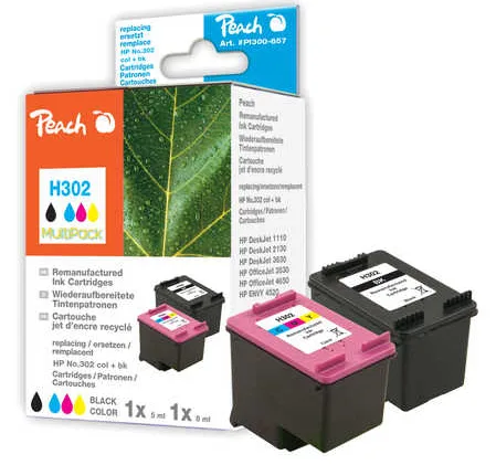Peach PI300-657 - Tinte auf Pigmentbasis - Tinte auf Farbstoffbasis - 6 ml - 7,5 ml - 215 Seiten - Multipack, Ansicht 2
