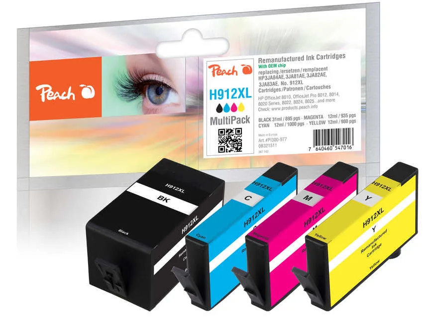 Peach PI300-977 - Hohe (XL-) Ausbeute - 31 ml - 12 ml - 895 Seiten - 4 Stück(e) - Multipack, Ansicht 2