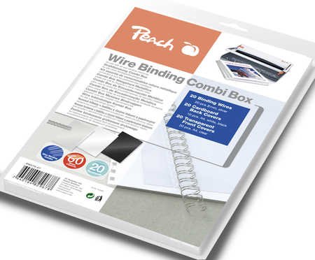 Peach PW079-07 - Schwarz - Transparent - Weiß - 60 Blätter - 250 g/m² - 8 mm