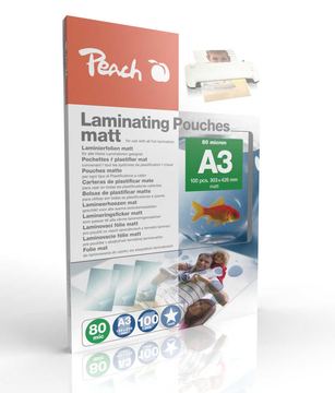 Peach S-PP580-15 - Transparent - Matt - A3 - Thermodruck - 0,08 mm - 100 Stück(e) von LumaTech