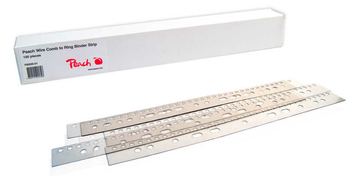 Peach Wire Comb to Ring Binder Strip von LumaTech