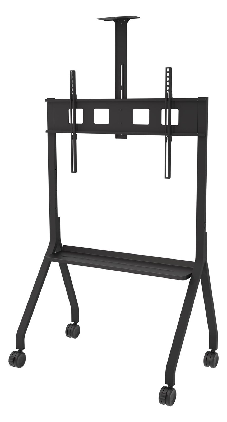 Peerless AV - Wagen - für interaktives Flachfeld- / LCD-Display - Stahl - Schwarz - Bildschirmgröße: 139.7-190.5 cm