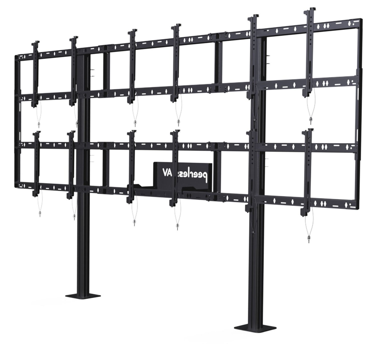 Peerless AV SmartMount Modular Video Wall Pedestal DS-S555-3X2 - Befestigungskit (Bodenständer)
