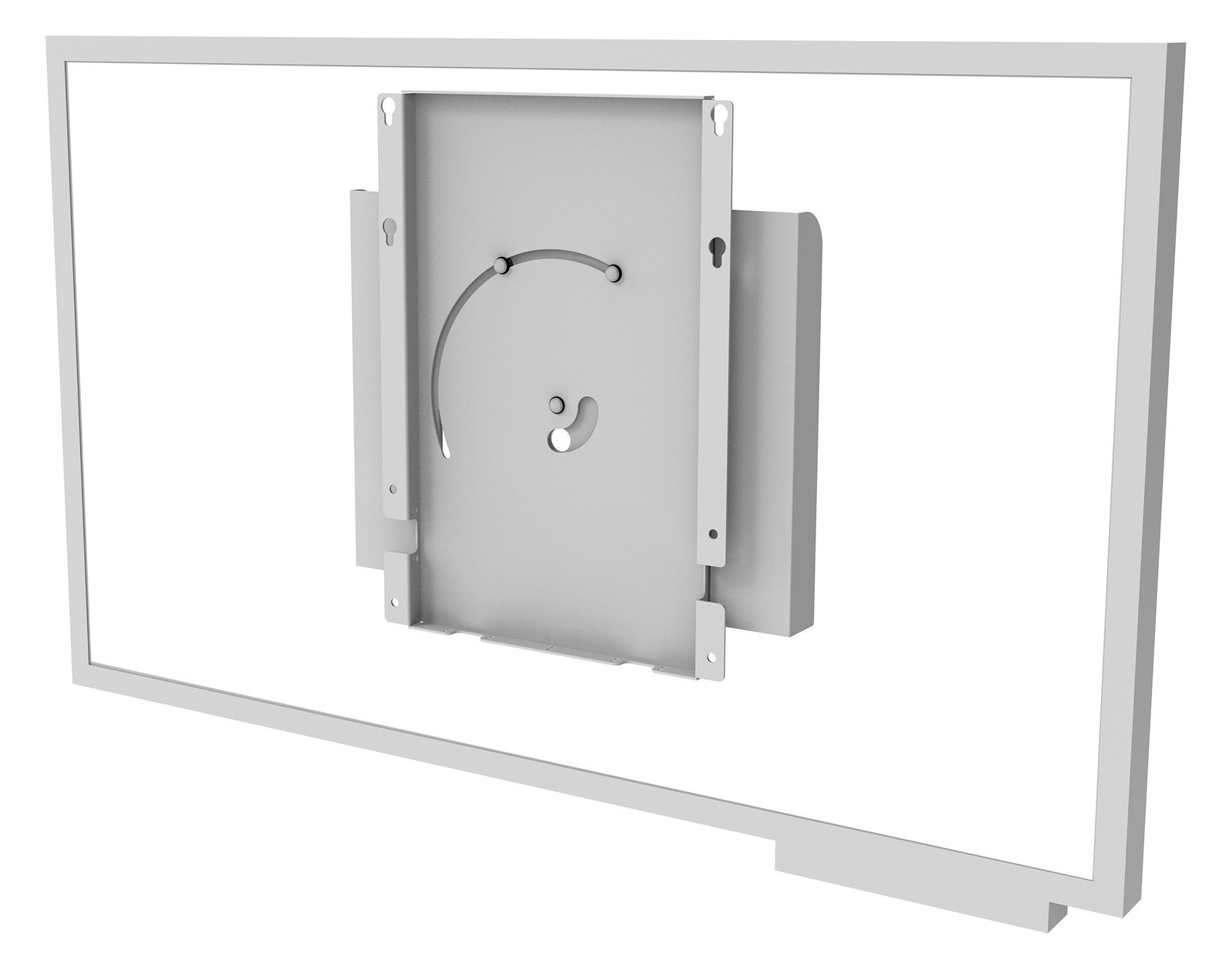 Peerless Rotational Mount Interface RMI3-FLIP2 - Befestigungskit - für LCD-Display - Weiß glänzend