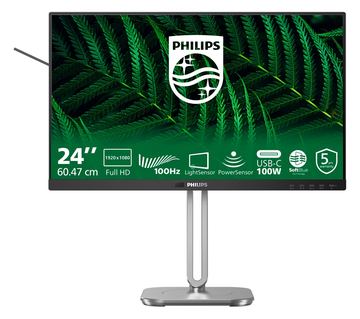Philips 24B2G5301 - 24 Zoll Full HD Monitor höhenverstellbar Lautsprecher Adaptive Sync - 60,5 cm - 23,8 von LumaTech