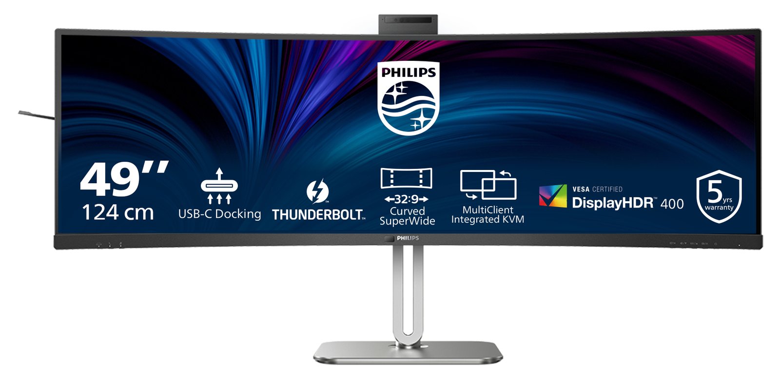 Philips 49B2U6903CH - 6000 Series - LED-Monitor - gebogen - 124.5 cm (49)