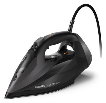 Philips 7500 Series DST7511/80 HV SCHWARZ - Trocken- & Dampfbügeleisen - SteamGlide Elite-Sohle - 2 m - 260 g/min von LumaTech