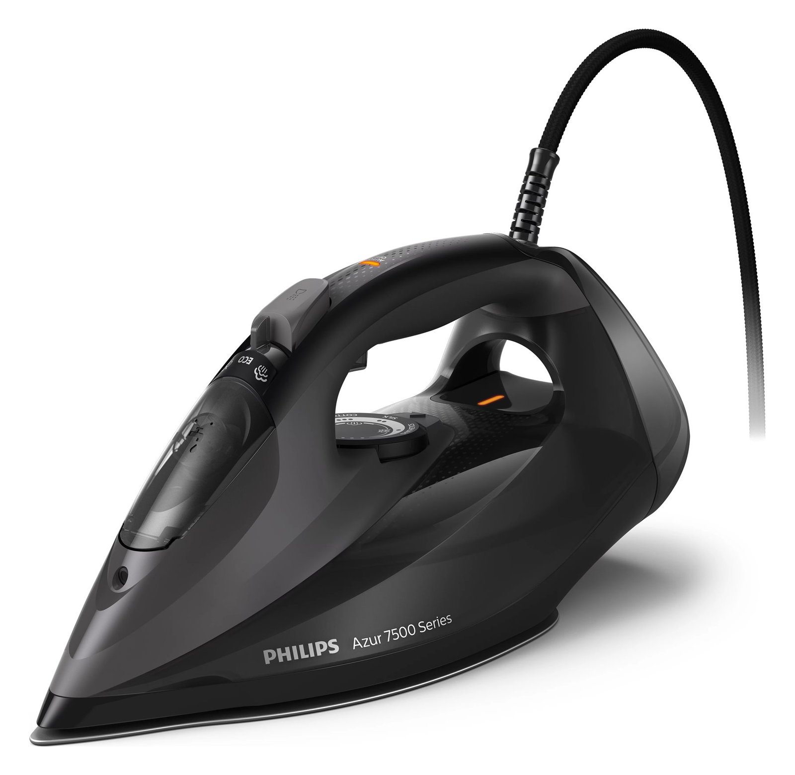 Philips 7500 Series DST7511/80 HV SCHWARZ - Trocken- & Dampfbügeleisen - SteamGlide Elite-Sohle - 2 m - 260 g/min
