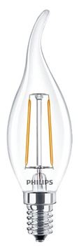Philips CorePro - Glühbirne mit LED-Filament - Form: BA35 - klar Finish - E14 - 2 W (Entsprechung 25 W) von LumaTech