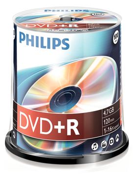 Philips DR4S6B00F - 100 x DVD+R - 4.7 GB (120 Min.) von LumaTech