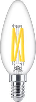 Philips Filament-Kerzenlampe - B35 E14 - transparent - 60 W - 5,9 W - 60 W - E14 - 806 lm - 15000 h - Warmes Glühen von LumaTech