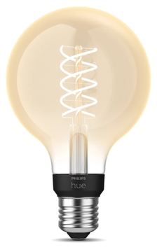 Philips Hue White - Glühbirne mit LED-Filament - Form: G93 - E27 - 7 W (Entsprechung 40 W) von LumaTech