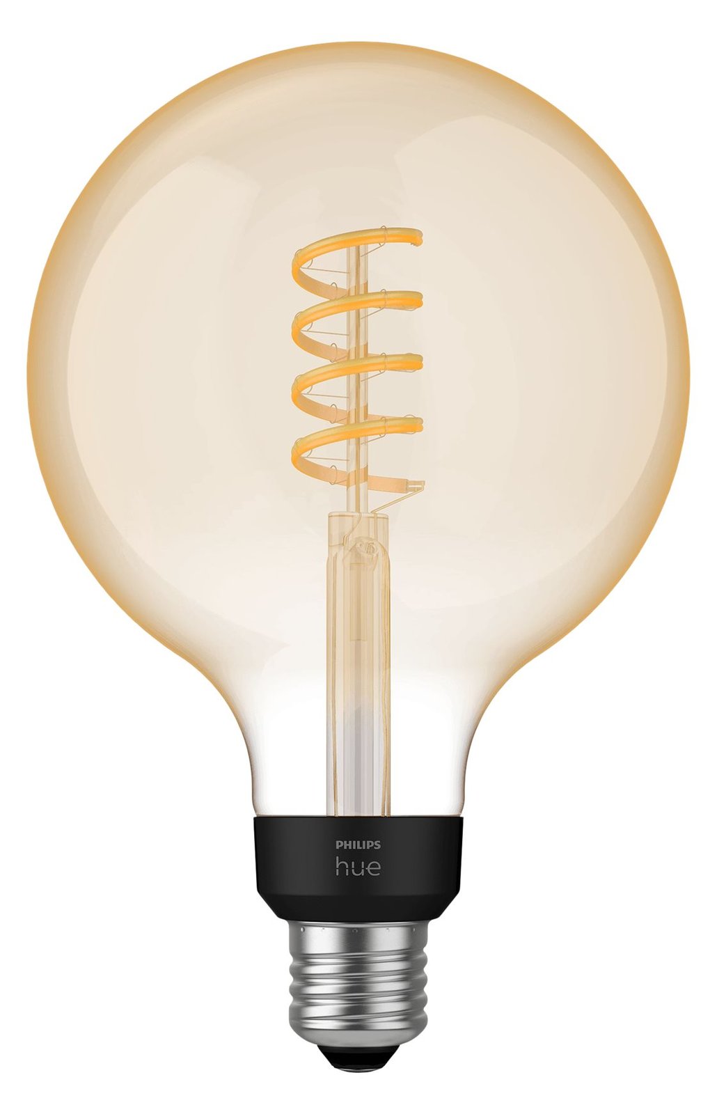 Philips Hue White ambiance - Glühbirne mit LED-Filament - Form: G125 - klar Finish - E27 - 7 W (Entsprechung 40 W)