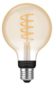 Philips Hue White ambiance - Glühbirne mit LED-Filament - Form: G93 - klar Finish - E27 - 7 W (Entsprechung 40 W) von LumaTech