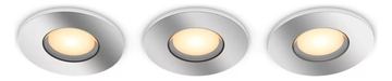 Philips Hue White ambiance Adore - Vertieftes Spotlicht - GU10 - 4.2 W - Klasse E - 2200-6500 K - Chrom (3er Pack) von LumaTech