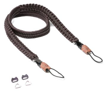 C-ROPE Kameragurt Traveler aus Paracord 100cm Dark Coffee retail von LumaTech