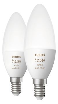 Philips Hue White and Color Ambiance - LED-Lampe - Form: B39 - E14 - 4 W (Entsprechung 25 W) von LumaTech