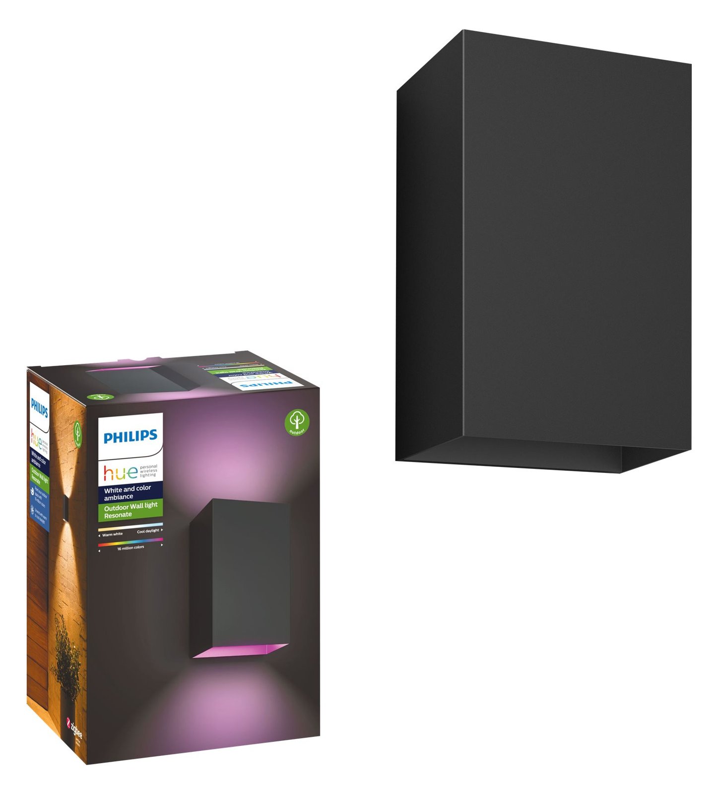 Philips Hue White and Color Ambiance Resonate - Wandleuchte - LED - 8 W (Entsprechung 49 W)