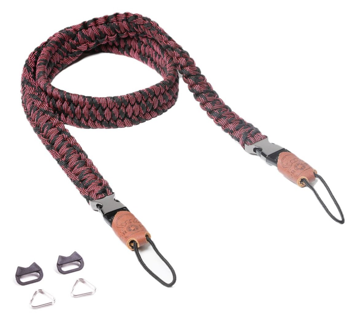 C-ROPE Kameragurt Traveler aus Paracord 100cm Red Dots retail