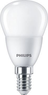 Philips Kerzenlampe 40W P45 E14 x6 - 4,9 W - 40 W - E14 - 470 lm - 15000 h - Warmweiß von LumaTech