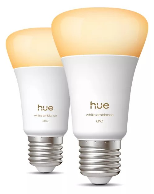 Philips LED-Leuchtmittel 929003854802 EEK D A - G Hue White Amb. E27 Warmweiß bis