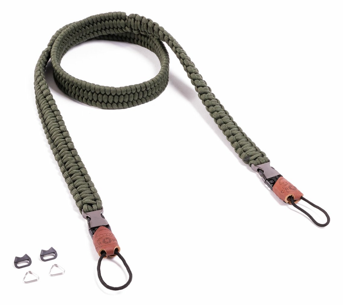 C-ROPE Kameragurt Traveler aus Paracord 125cm Military Olive retail