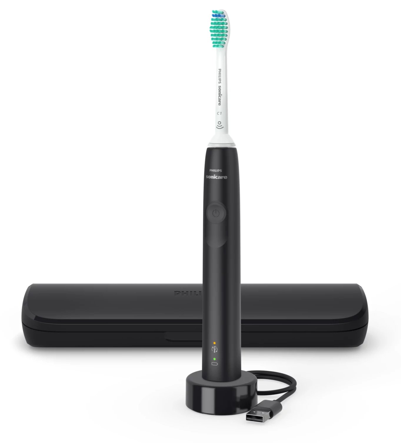 Philips Sonicare 3100 series HX3673 - Zahnbürste - schwarz