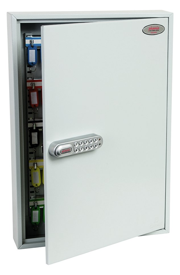 Phoenix Safe Co. KC0603E - Grau - 100 Haken - Elektronisch - 380 x 80 x 550 mm