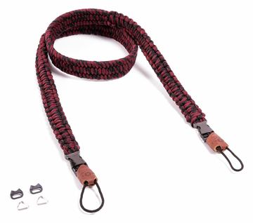 C-ROPE Kameragurt Traveler aus Paracord 125cm Red Dots retail von LumaTech